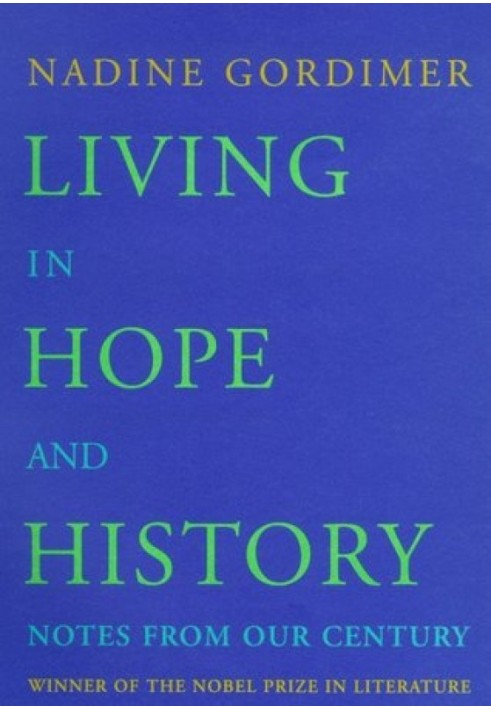 Living in Hope and History: Notes from Our Century