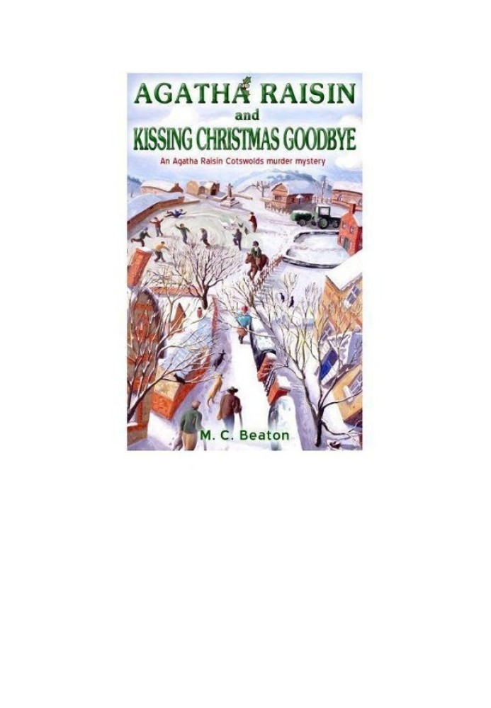 Agatha Raisin Kissing Christmas Goodbye