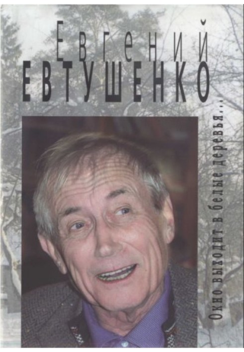 Вікно виходить у білі дерева.