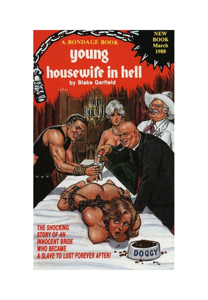 Young housewife in hell