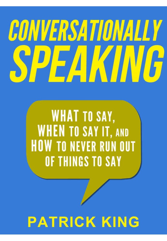 Conversationally Speaking