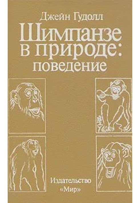 Шимпанзе у природі: поведінка