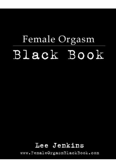 The Female Orgasm Black Book