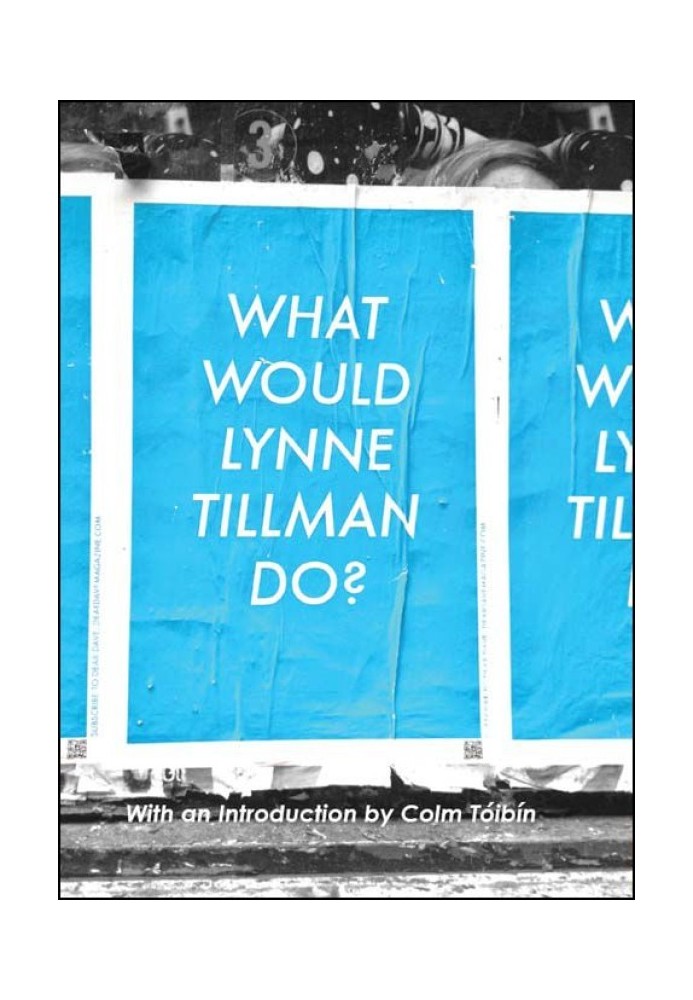 What Would Lynne Tillman Do?