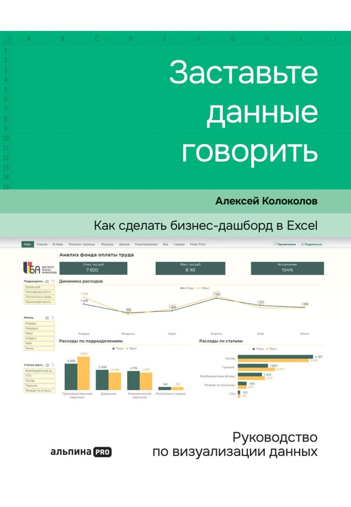 Примусьте говорити дані. Як зробити бізнес-дашборд у Excel. Посібник з візуалізації даних