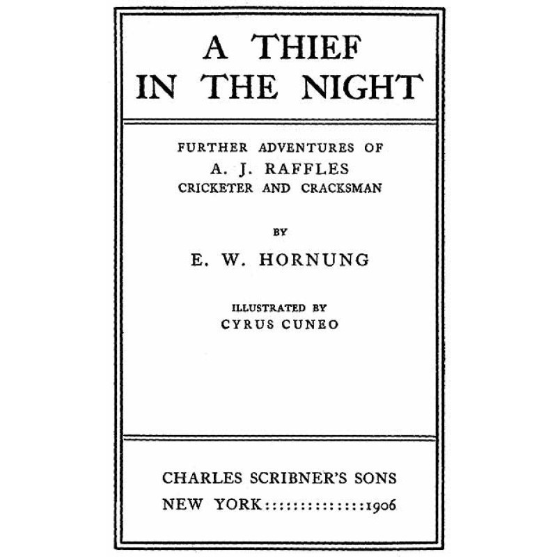 A Thief in the Night....