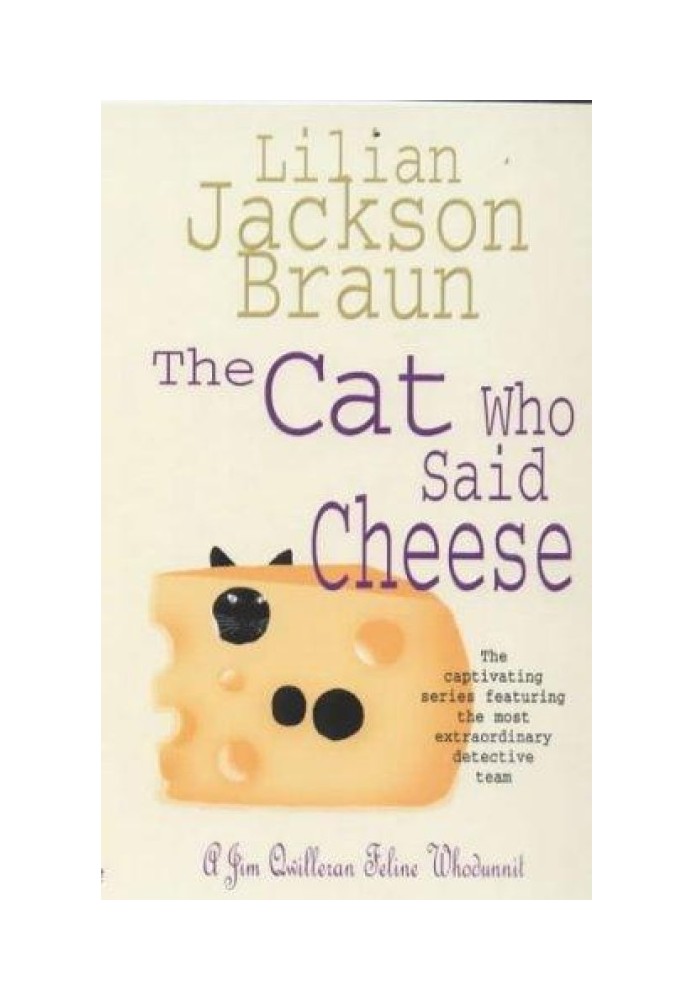 The Cat Who Said Cheese