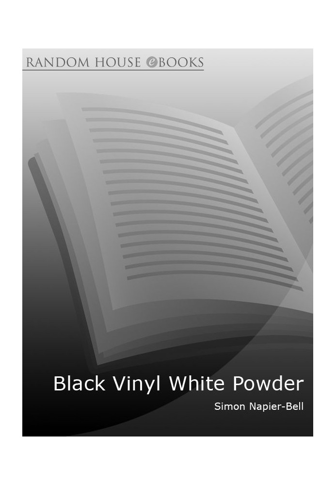 Black Vinyl White Powder