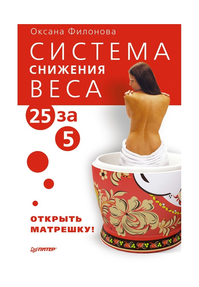 Weight loss system “25 for 5”. Open matryoshka