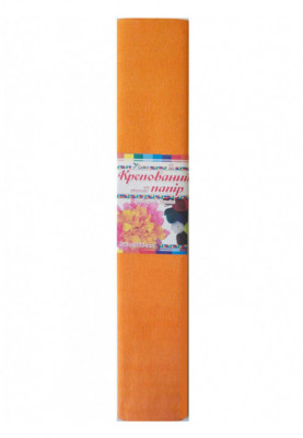 Colored paper Crepe (carrot) No. 18, 500mm/2000mm.