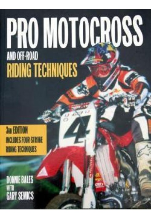 Professional techniques for driving motocross and enduro motorcycles