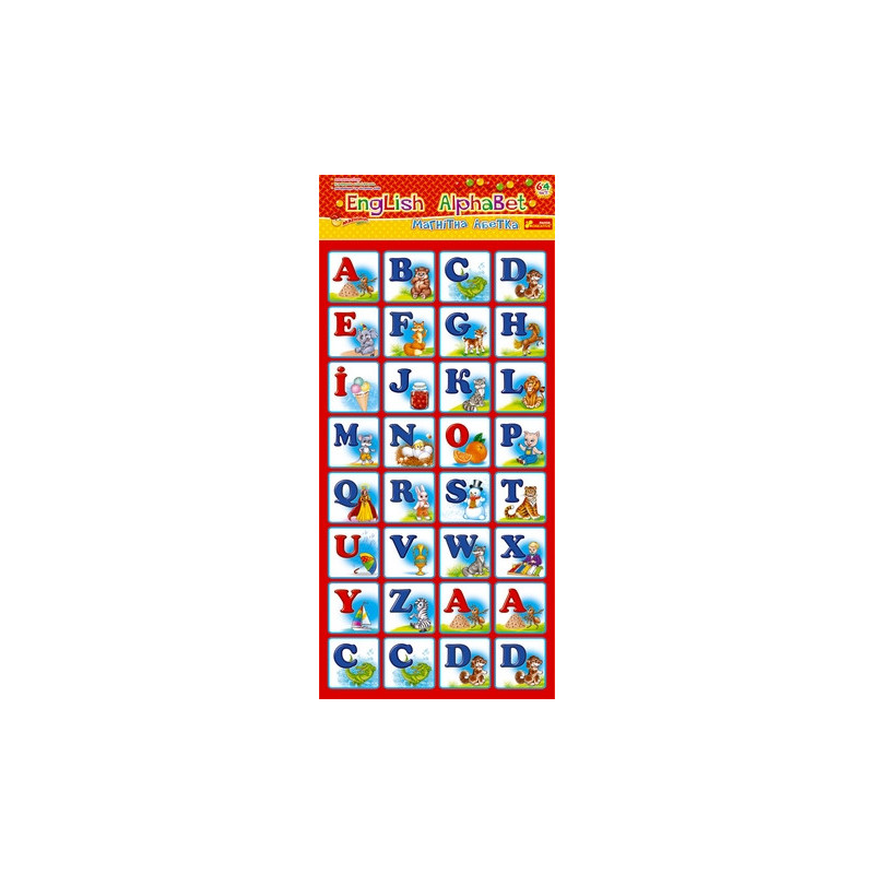 Magnetic alphabet ENGLISH...