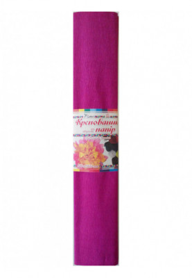 Colored paper Crepe (carrot) No. 18, 500mm/2000mm.