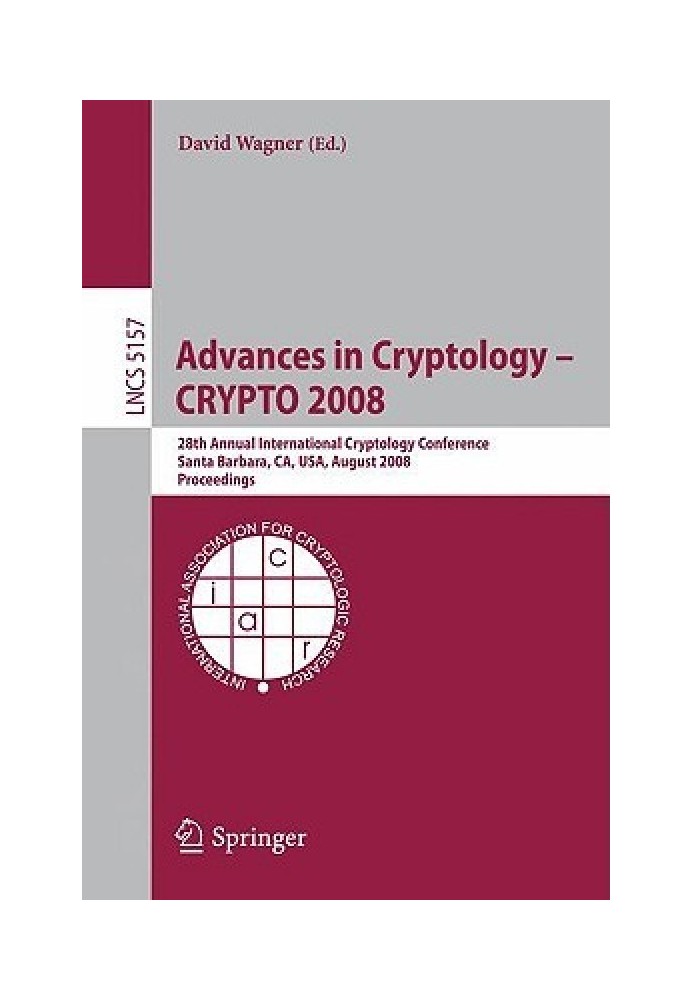 Досягнення в криптології - CRYPTO 2008