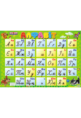 Alphabet. The Ukrainian alphabet is uppercase