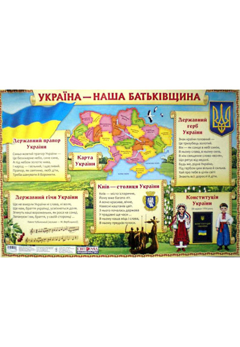 Плакат.Україна- наша Батьківщина