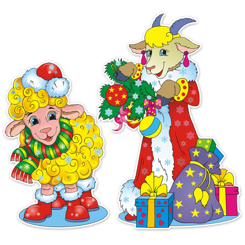 A set of decorations with...