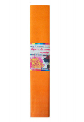 Colored paper Crepe (carrot) No. 18, 500mm/2000mm.