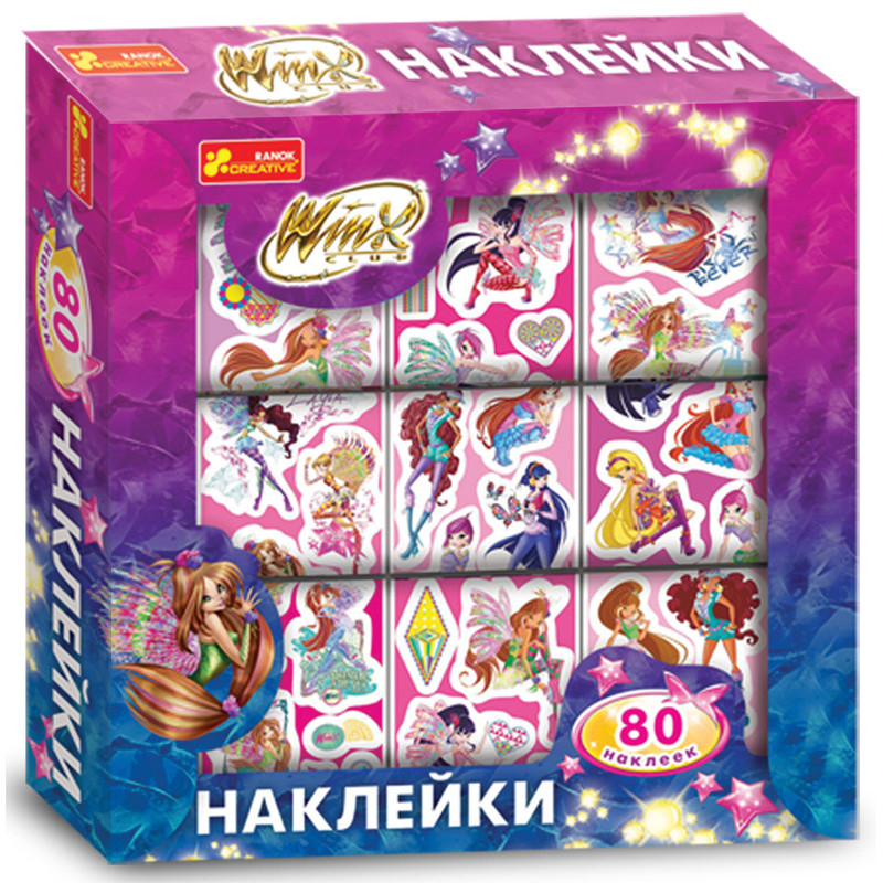 Stickers in a box Winx (80...