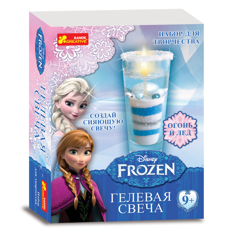 Frozen helium candle