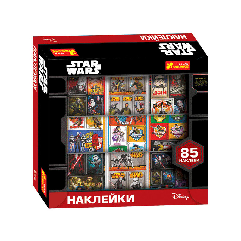 Наклейки в коробке Ребелс...