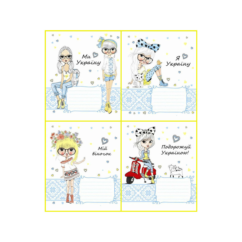 Notebook A5, staple, 48...