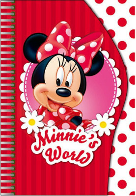Блокнот для нотаток ф.А6,вирубка волна, пружина,. Mickey Mouse 50 аркушів № 2- 2