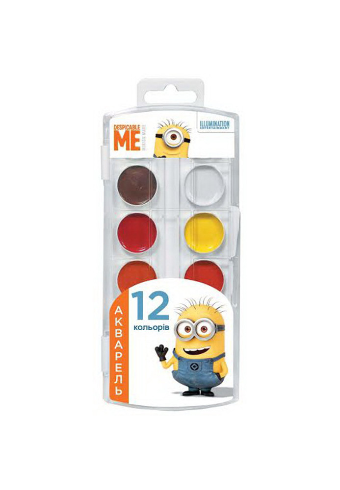 Honey watercolor paint TM "Despicable Me © Universal Studios", 6 colors