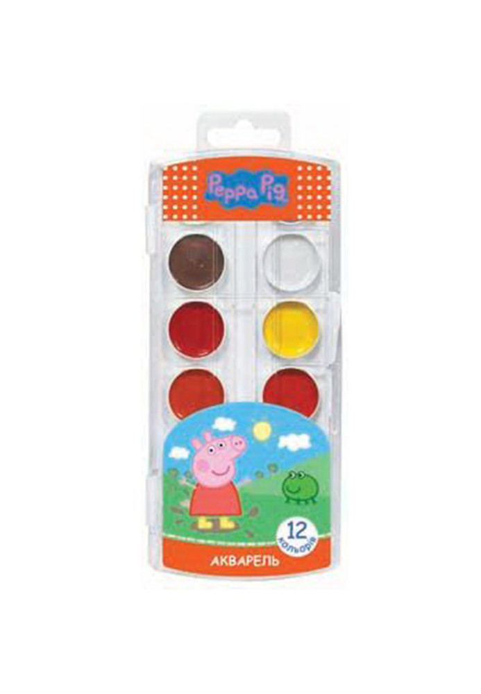 "Peppa Pig" watercolor honey paint, 12 colors