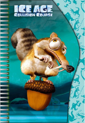 Блокнот для нотаток ф.А6,вирубка волна, пружина, Ice Age 50 аркушів № 2