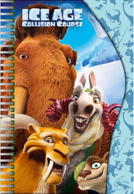 Блокнот для нотаток ф.А6,вирубка волна, пружина, Ice Age 50 аркушів № 2