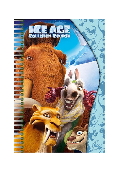 Notebook for notes f.A6, cut-out wave, spring, Ice Age 50 sheets No. 2