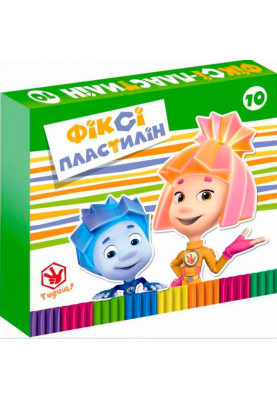 Plasticine Series FikSiki with wax in 8 colors