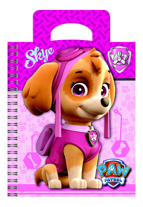 Notebook for notes f.A6, die-cut bag, spring, PAW Patrol Series 50 sheets No. 2