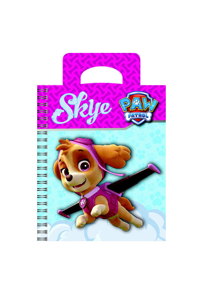 Notebook for notes f.A6, die-cut bag, spring, PAW Patrol Series 50 sheets No. 2