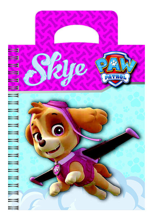 Notebook for notes f.A6, die-cut bag, spring, PAW Patrol Series 50 sheets No. 2