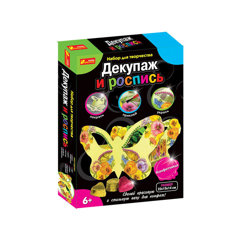 Декупаж Конфетница