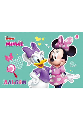 Album for drawing (clip, 8 sheets) Minnie Mouse No. 4