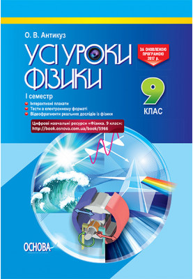 Development of lessons. All physics lessons 9th grade 1st semester PFU004