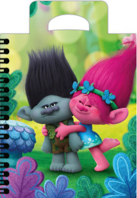 Notebook for notes f.A6, cut-out bag, spring. Trolls 50 sheets-2