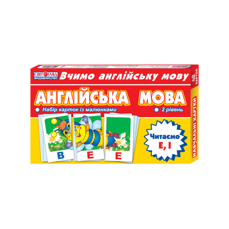 A set of cards. English...