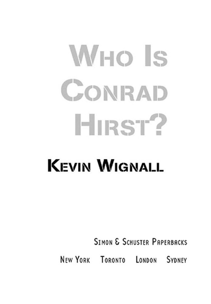 Who Is Conrad Hirst?