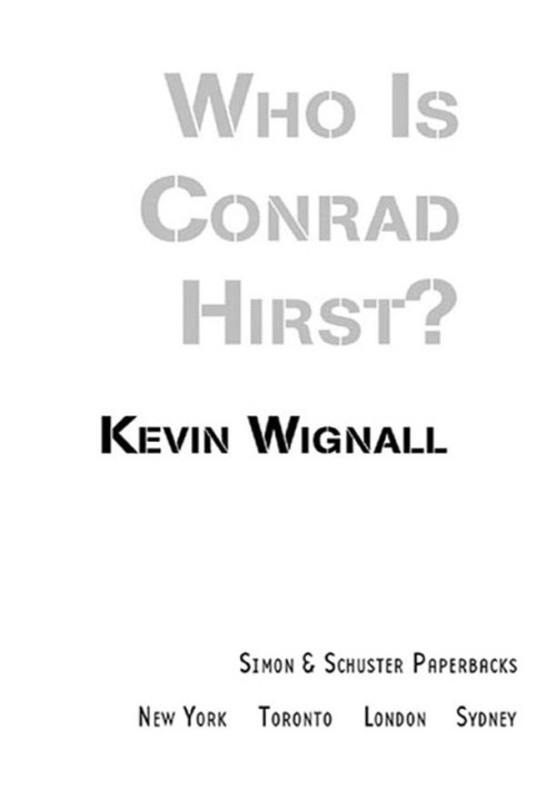 Who Is Conrad Hirst?