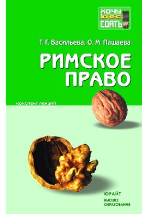 Римське право: конспект лекцій