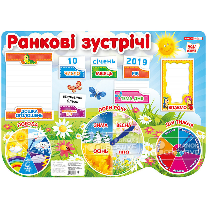 Плакат.Ранкове коло