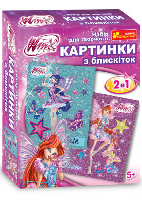 Картинки з блискіток Муза і Блум 7Вінкс