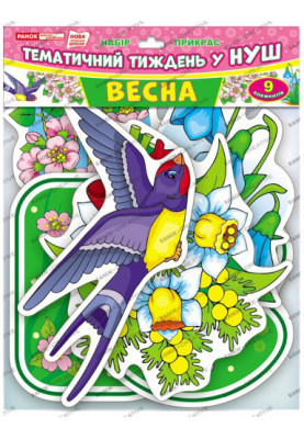 Set of decorations. Spring