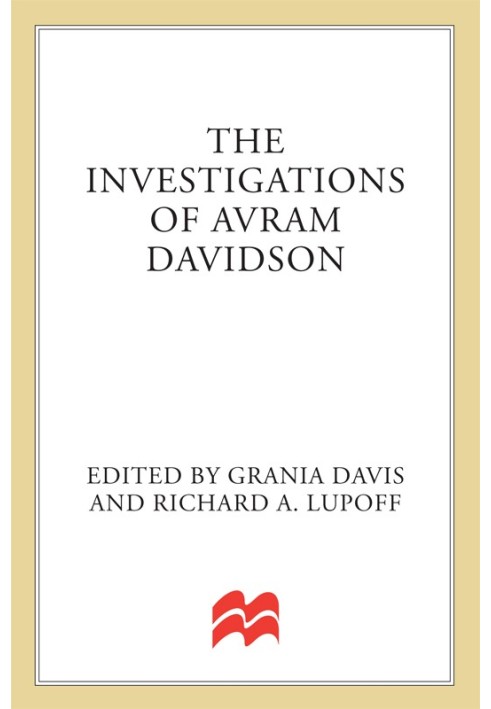 The Investigations of Avram Davidson