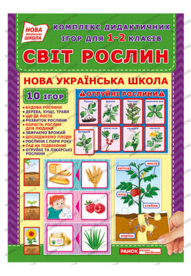 A set of didactic games for grades 1-2. The world of plants