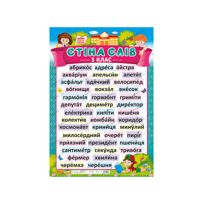 Poster. Wall of words. 3rd...